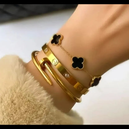 Stainless Steel 3 Piece Bracelet Accessory Set For Stylish