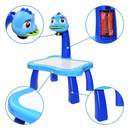 Drawing Board Table With Projection Function Educational Toy For Kids
