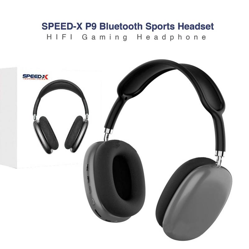 Wireless Bluetooth 5.0 Over-Ear Headphones | HiFi Stereo Deep Bass | Built-in Mic | AUX & TF Card Support