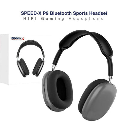 Wireless Bluetooth 5.0 Over-Ear Headphones | HiFi Stereo Deep Bass | Built-in Mic | AUX & TF Card Support