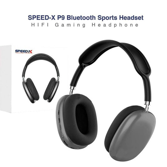 Wireless Bluetooth 5.0 Over-Ear Headphones | HiFi Stereo Deep Bass | Built-in Mic | AUX & TF Card Support