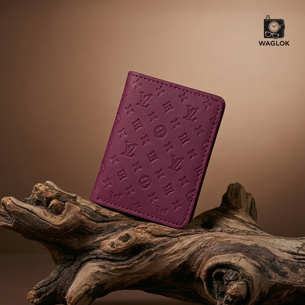 Designer Monogram Leather Wallet