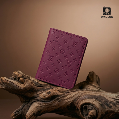 Designer Monogram Leather Wallet