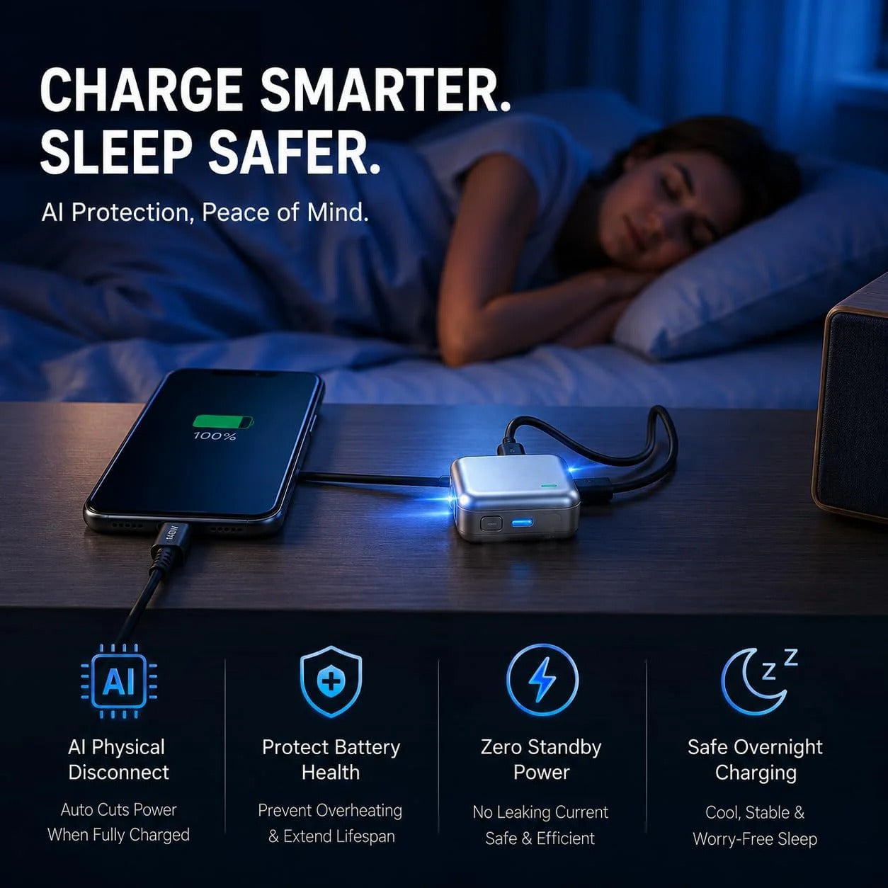 PopGuard 140W Automatic Charging Disconnector | Fast Charging Protector