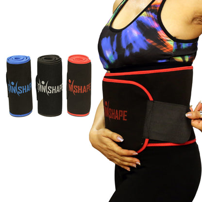Waist Trimmer Belt for Men & Women | Sweat Belt for Workout & Gym | Adjustable Tummy Support Belt