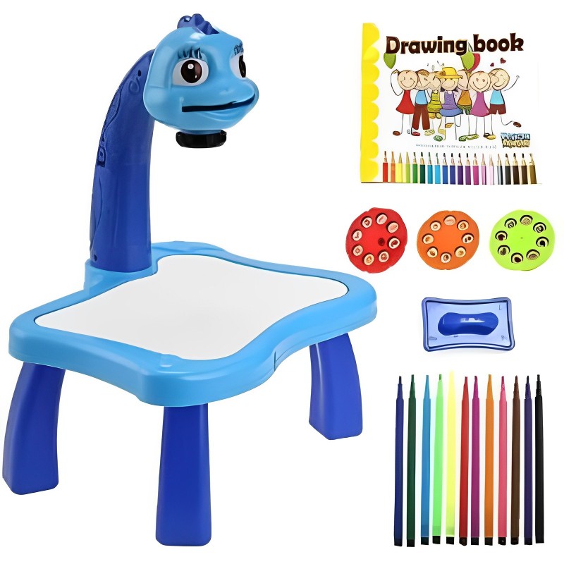 Drawing Board Table With Projection Function Educational Toy For Kids